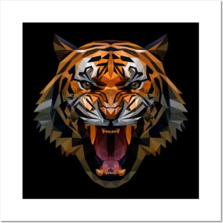 Angry Tiger Posters and Art